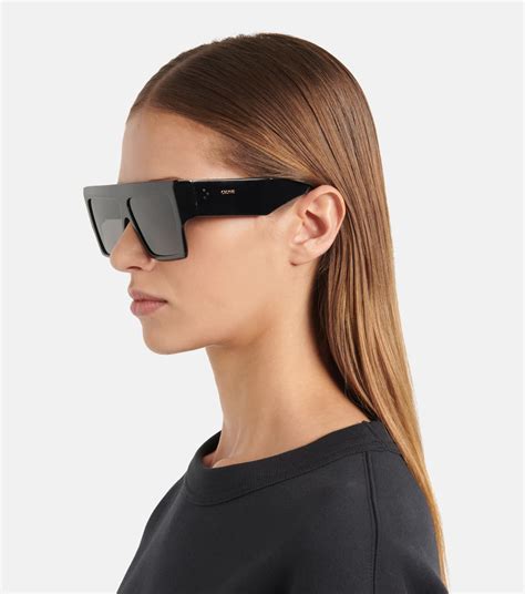 celine style flat top sunglasses